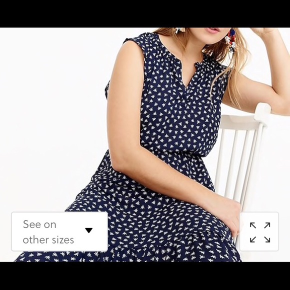 Brand new w/tags J.Crew midi dress w/cap sleeves - Picture 3 of 6